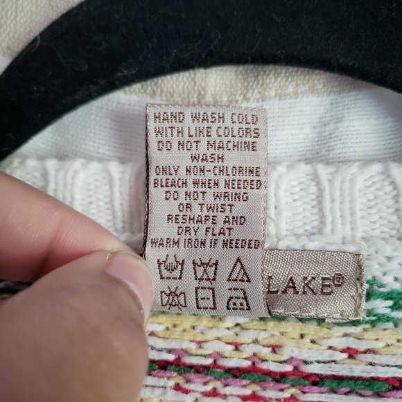 Mountain Lake | Fair Isle Ramie Bright Sweater - Picture 5 of 5